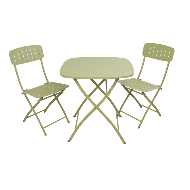 Bistro Set Bora Bora green 2x Stuhl 1x Tisch